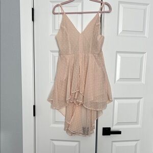 Elegant Cream Sleeveless Dress romper